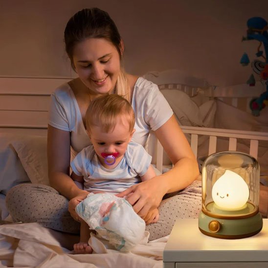 Veilleuse bébé | Apaisant 7 couleurs