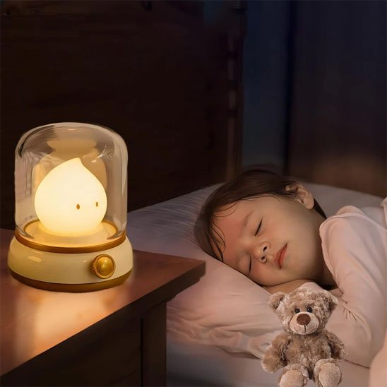 Veilleuse bébé | Apaisant 7 couleurs