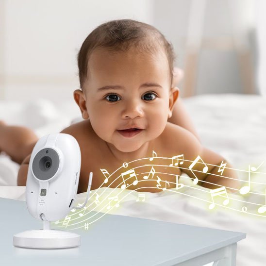 Caméra bébé | Vision nocturne HD
