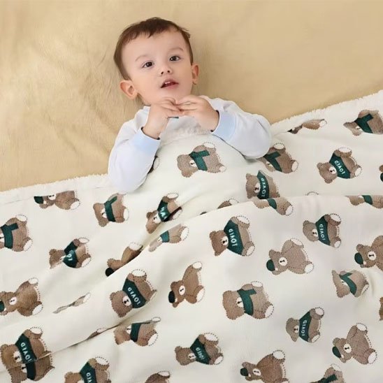 Couverture bébé | Coton Biologique Doux