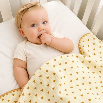 Couverture bébé | Coton Bio Doux