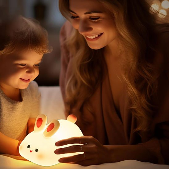 Veilleuse bébé | Multi-couleurs Rechargeable