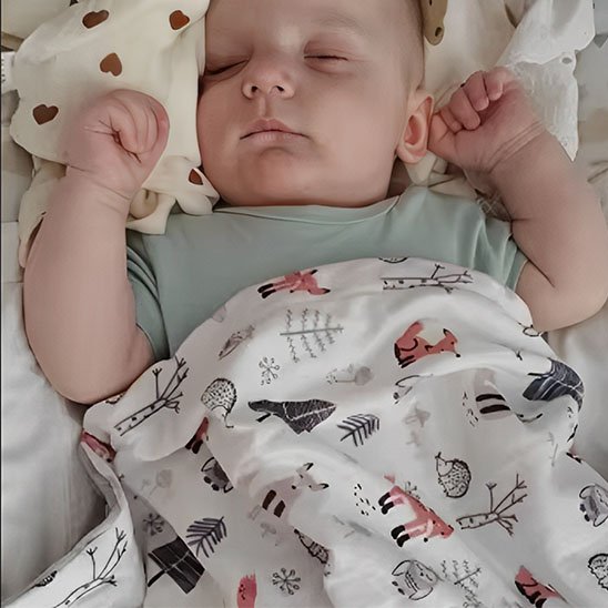 Couverture bébé | Ultra-douce en coton bio